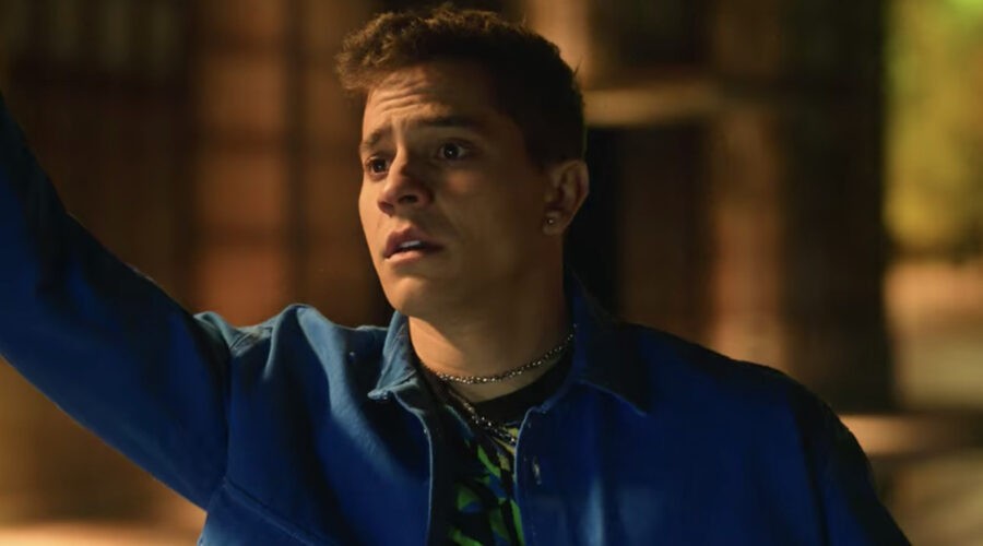 André Lamoglia nella stagione 6, episodio 8 di “Élite” in cui interpreta Ivan la sera dell'incidente. Credits: Cattura schermo/Netflix.
