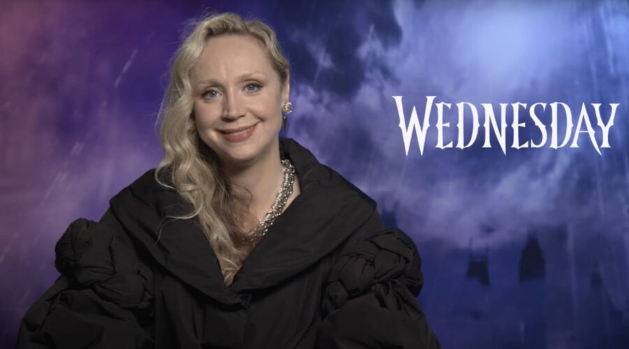 Gwendoline Christie, intervista per “Mercoledì”. Credits: Netflix.