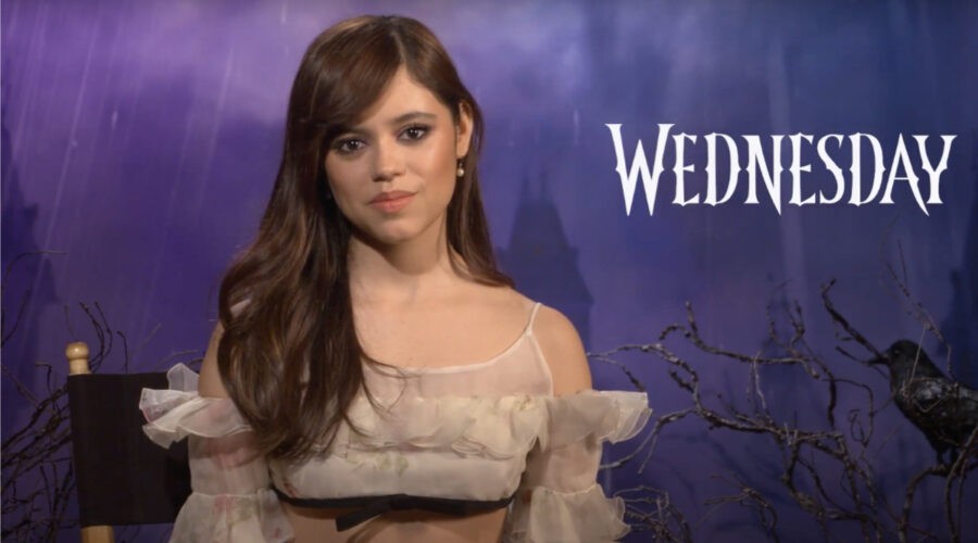 Jenna Ortega, intervista per “Mercoledì”. Credits: Netflix.