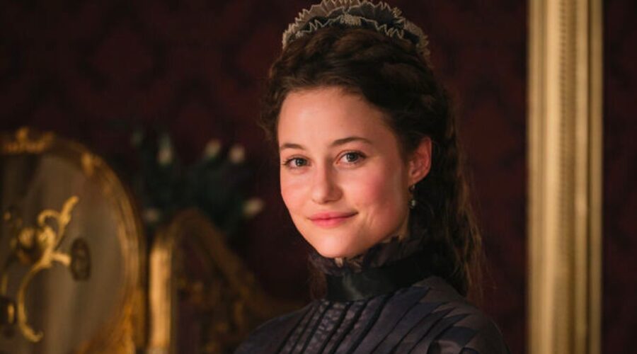 Dominique Devenport (Elisabetta “Sissi” d'Austria-Ungheria) in una scena di “Sissi 2”. Credits: RTI Mediaset.