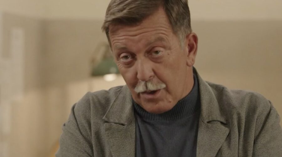 Pietro Genuardi (Armando Ferraris) in una scena della puntata 56 de