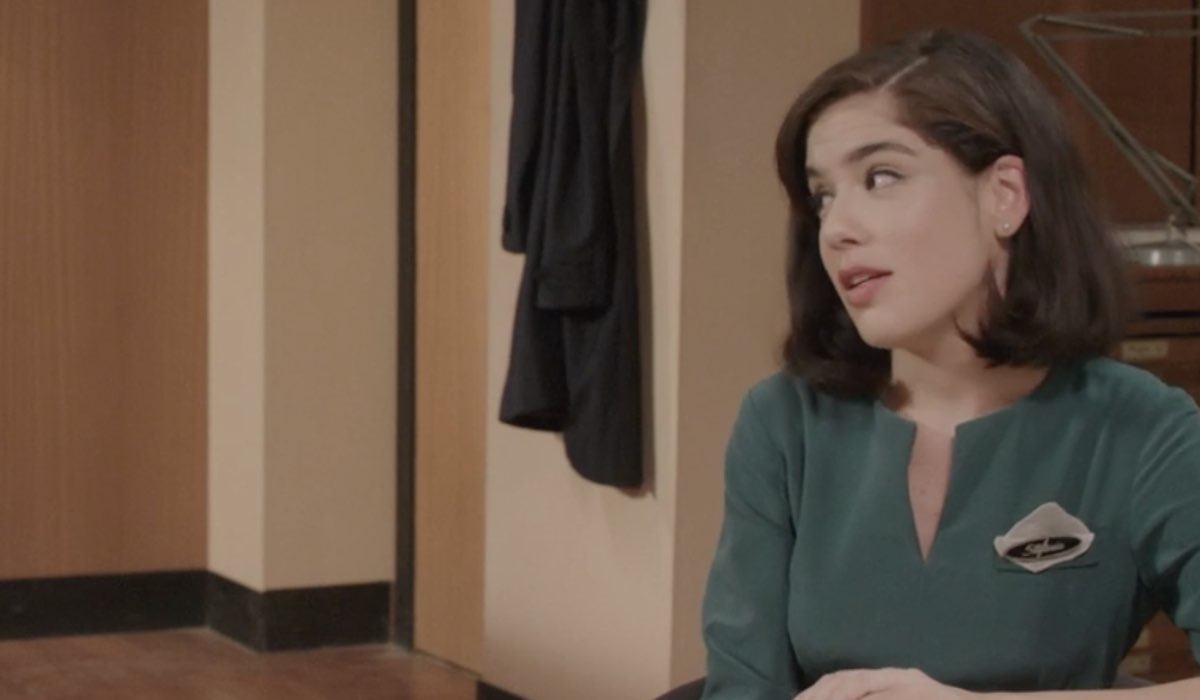 Grace Ambrose (Stefania Colombo) in una scena della puntata 48 de
