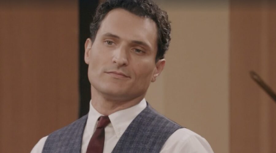 Alessandro Tersigni (Vittorio Conti) in una scena della puntata 59 de