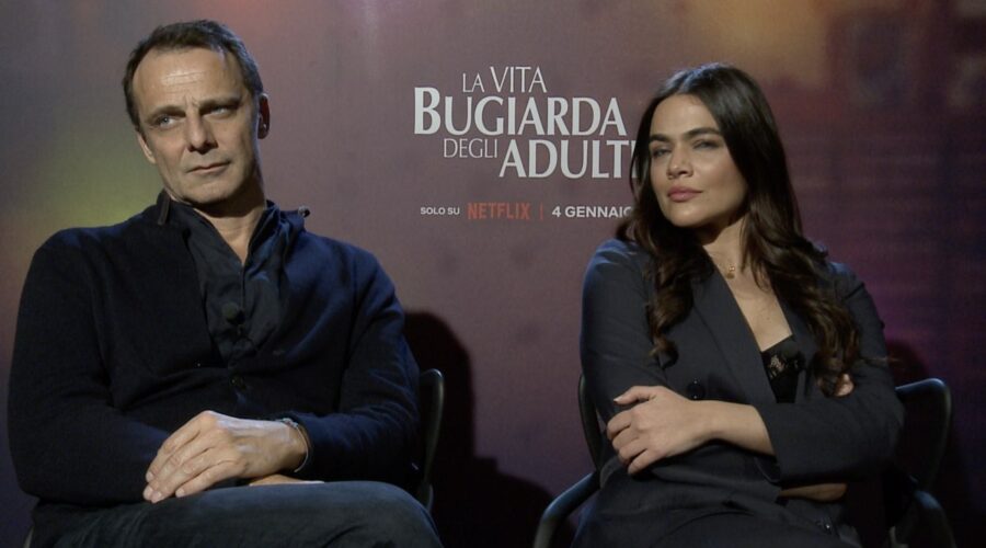 Da sinistra: Alessandro Preziosi e Pina Turco nell'intervista a Tvserial.it. Credits: Tvserial.it.