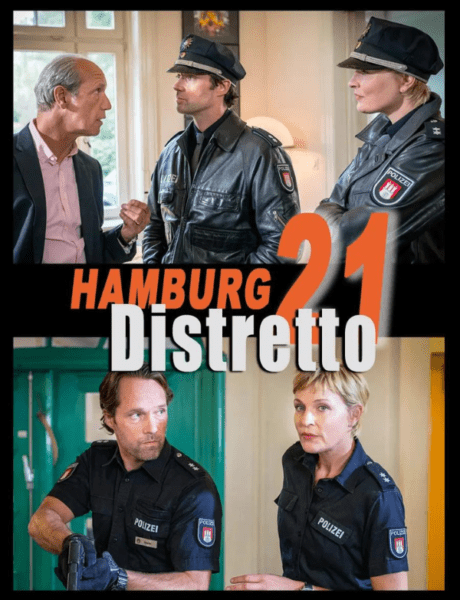 Locandina ufficiale ''Hamburg Distretto 21'' Credits Mediaset Infinity