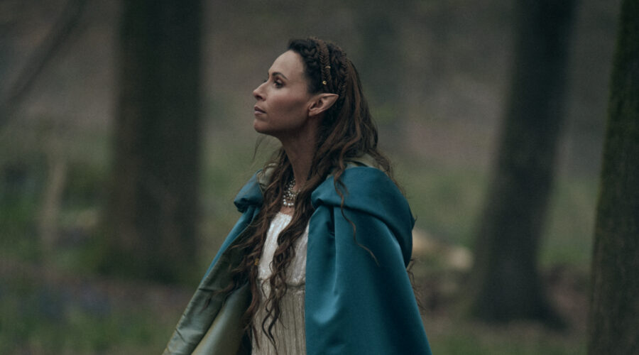 Minnie Driver, Seanchai In The Witcher Blood Origin Credits Kevin Baker Netflix