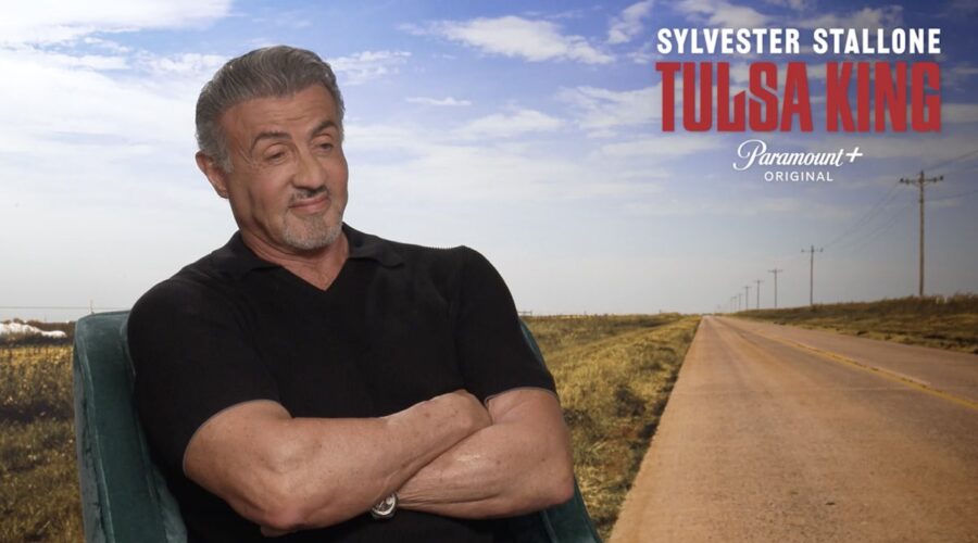 Sylvester Stallone nell'intervista a Tvserial.it. Credits: Tvserial.it.