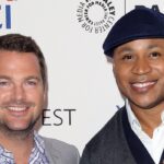 BEVERLY HILLS, CA - 11 SETTEMBRE: gli attori Chris O'Donnell (L) e LL Cool J partecipano all'anteprima televisiva autunnale di 