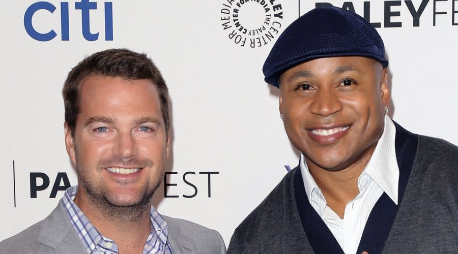 BEVERLY HILLS, CA - 11 SETTEMBRE: gli attori Chris O'Donnell (L) e LL Cool J partecipano all'anteprima televisiva autunnale di