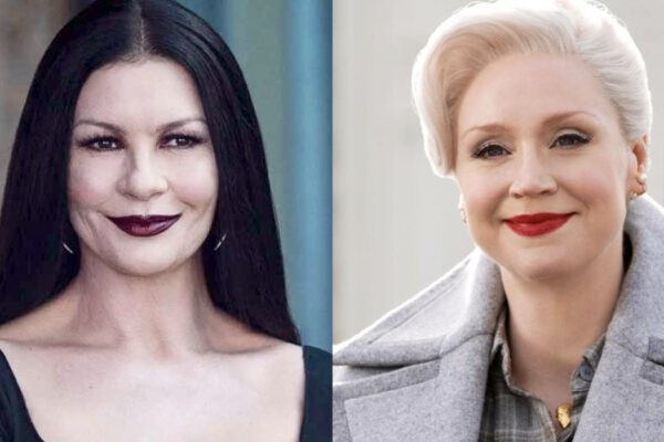 Da Sinistra Catherine Zeta Jones E Gwendoline Christie In Mercoledì Credits Netflix