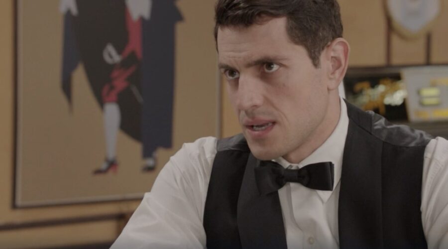 Emanuel Caserio (Salvatore Amato) in una scena della puntata 78 de 