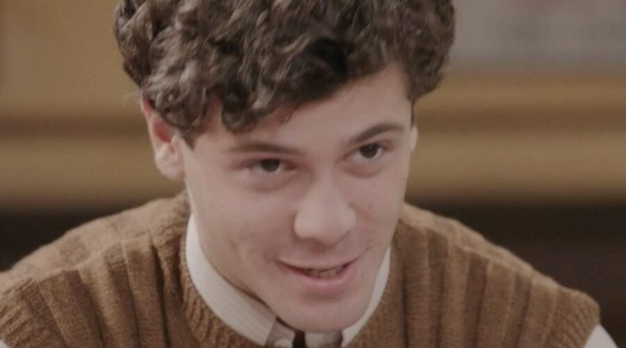 Christian Roberto (Francesco Rizzo) in una scena della puntata 80 de 