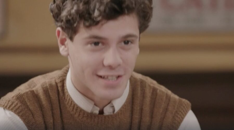 Christian Roberto (Francesco Rizzo) in una scena della puntata 80 de 