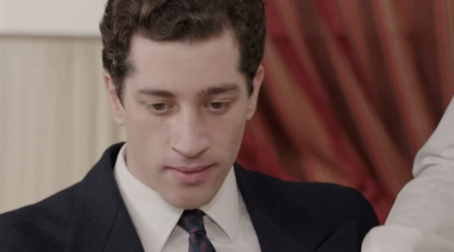 Moisè Curia (Marco di Sant’Erasmo) in una scena della puntata 91 de 