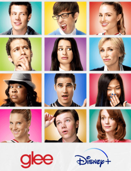 Locandina ufficiale ''Glee'' Credits Disneyplus