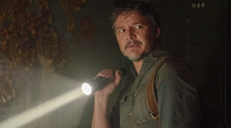 Pedro Pascal (Joel) In The Last Of Us Credits Sky
