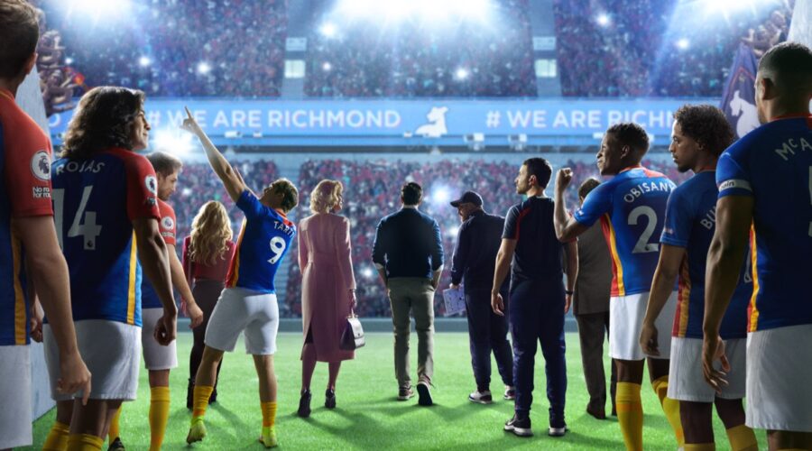 “Ted Lasso”, la key art della terza stagione. Credits: Apple TV+.