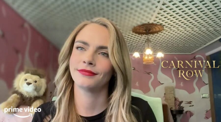 Cara Delevingne intervistata da Tvserial.it per “Carnival Row 2”. Credits: Tvserial.it.