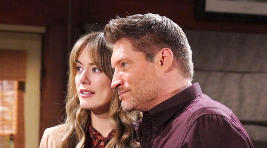 Da sinistra: Hope e Deacon in una scena di 