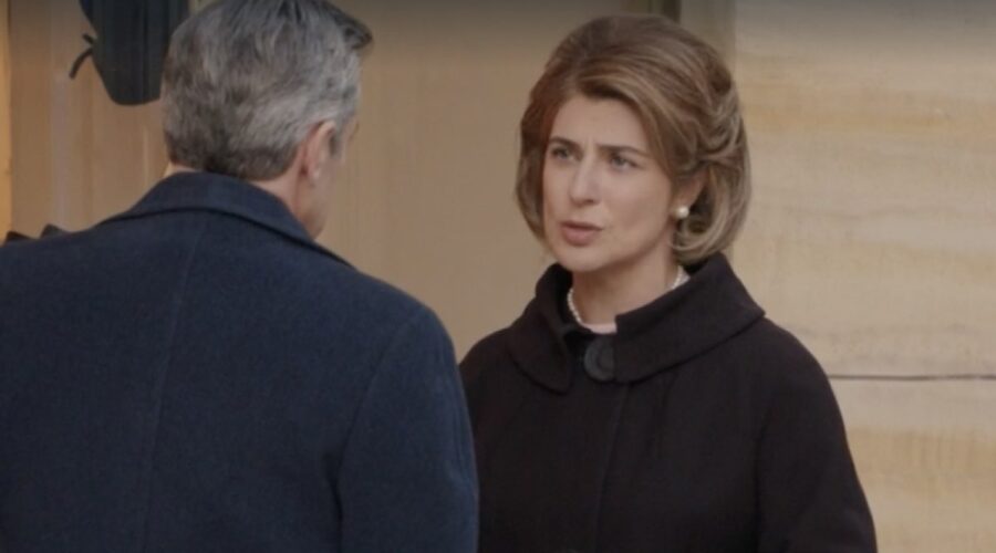 Da sinistra: Massimo Poggio (Ezio Colombo) e Francesca Oliva (Chiara Albani) in una scena della puntata 103 de