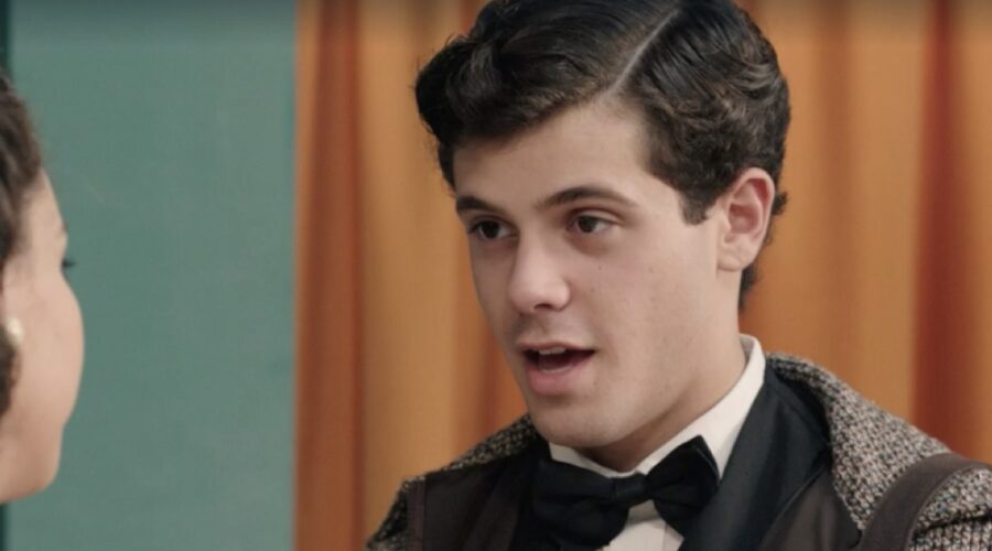 Christian Roberto (Francesco Rizzo) in una scena della puntata 104 de 