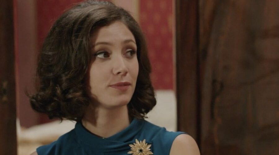 Lucrezia Massari (Flora Gentile Ravasi) in una scena della puntata 88 de