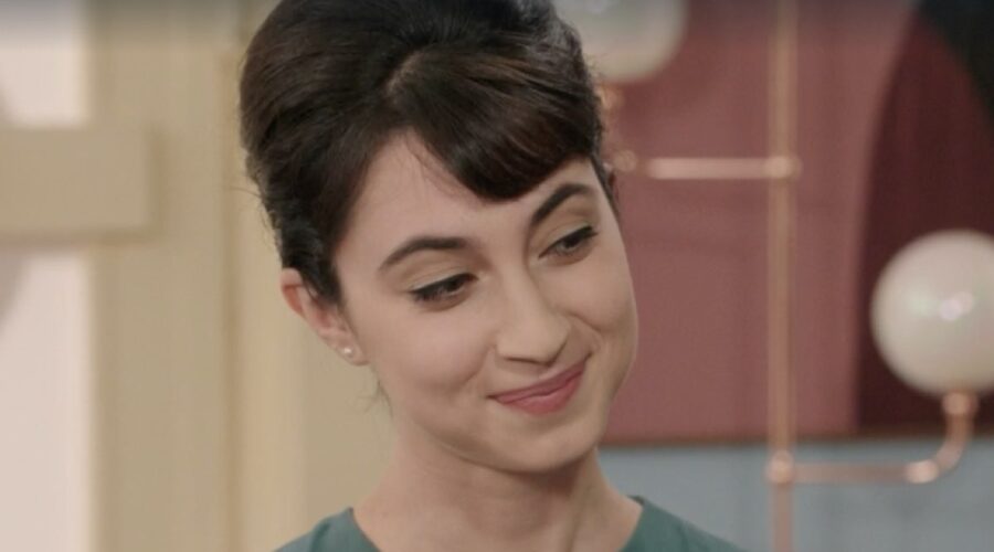 Clara Danese (Elvira Gallo) in una scena della puntata 93 de