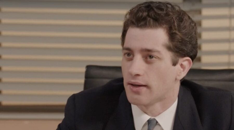 Moisè Curia (Marco di Sant’Erasmo) in una scena della puntata 93 de 