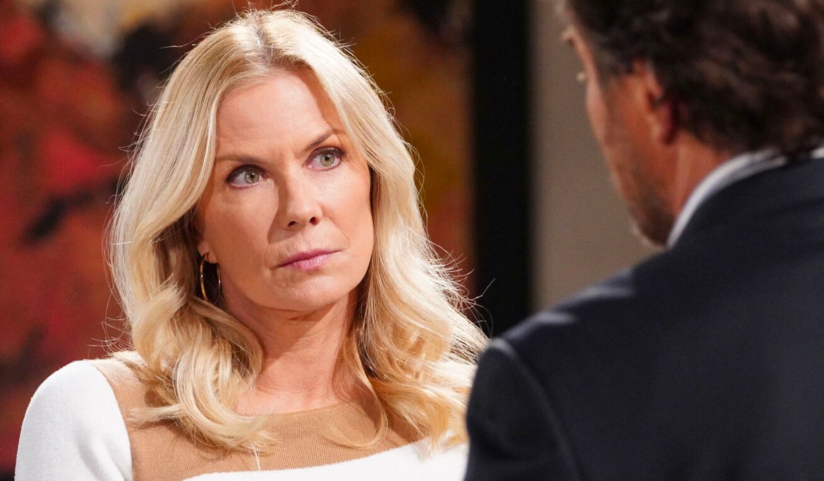 From left: Katherine Kelly Lang and Thorsten Kaye in a scene from