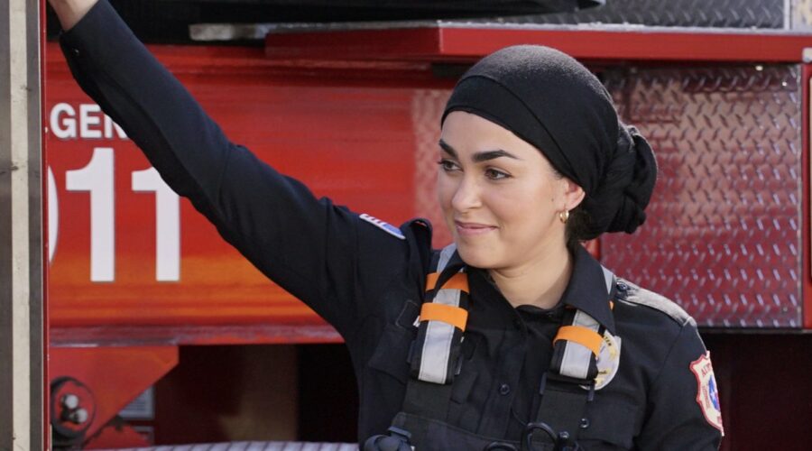 Natacha Karam in una scena di “9-1-1 Lone Star”. Credits: Disney+.