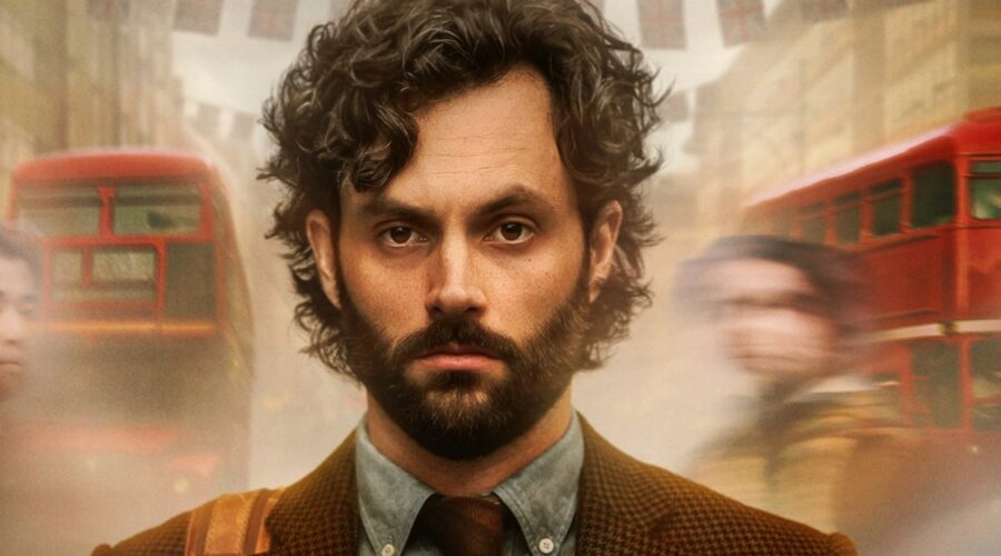 Penn Badgley nella locandina ufficiale di