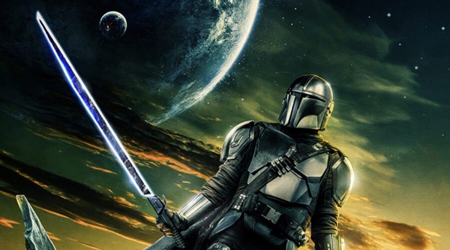 Key art della terza stagione di “The Mandalorian”. Credits: Lucasfilm/Disney+.