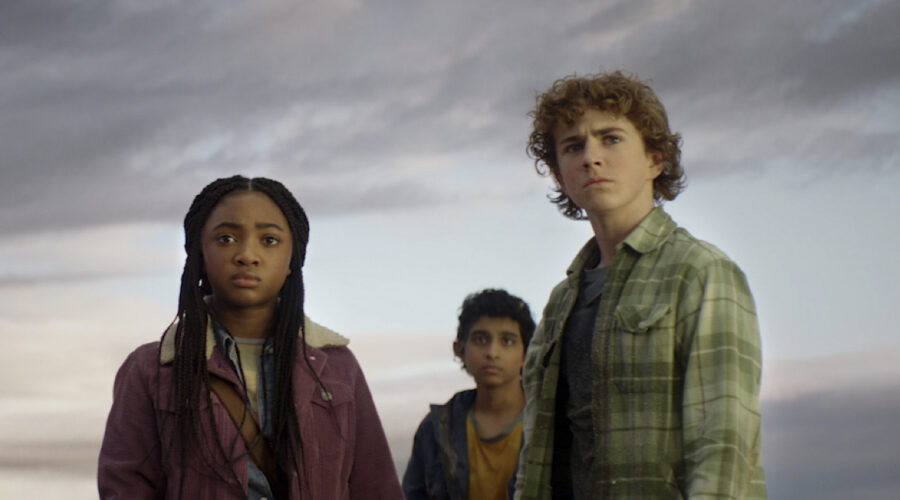 Walker Scobell, Leah Sava Jeffries E Aryan Simhadri In Percy Jackson E Gli Dei Dell’olimpo Credits Disney Plus