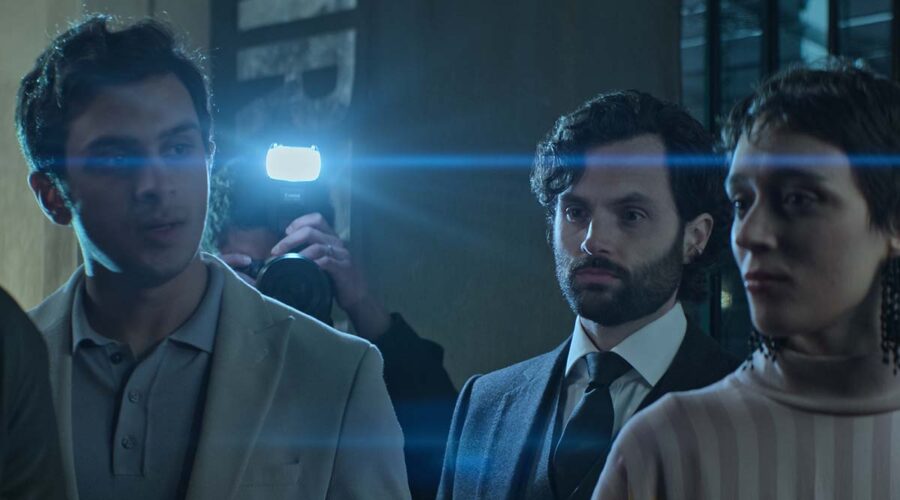 Penn Badgley (interprete di Joe Goldberg) nella serie televisiva