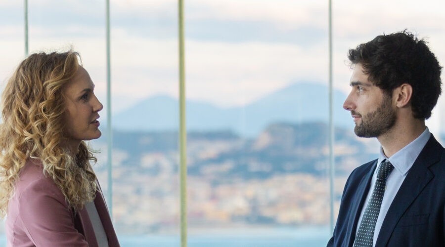 Da sinistra: Sara Zanier e Luca Turco in 