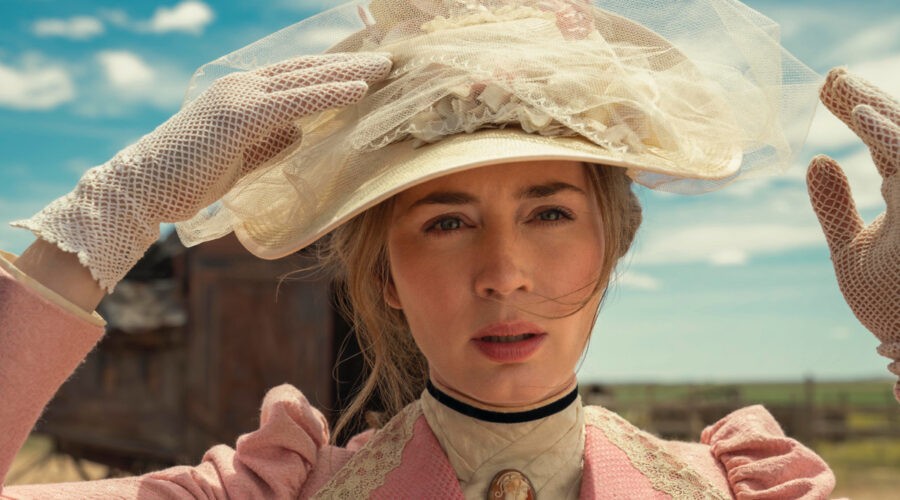 Emily Blunt in una scena di 