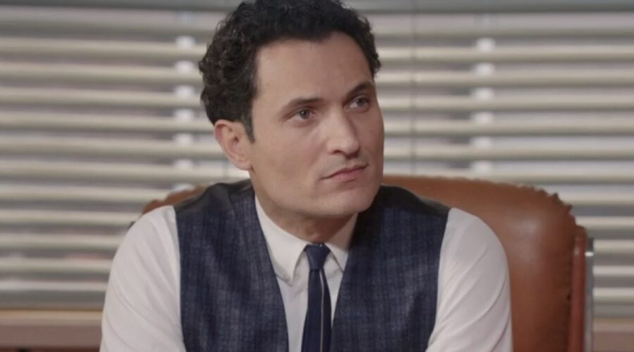 Alessandro Tersigni (Vittorio Conti) in una scena della puntata 113 de 