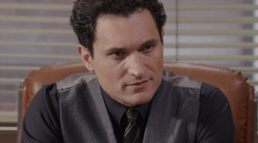 Alessandro Tersigni (Vittorio Conti) in una scena della puntata 114 de 