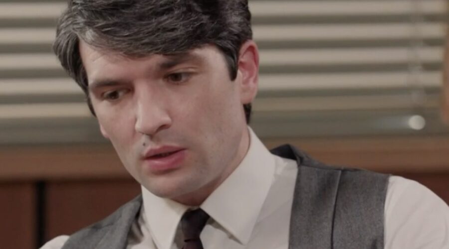 Filippo Scarafia (Roberto Landi) in una scena nella puntata 122 de 