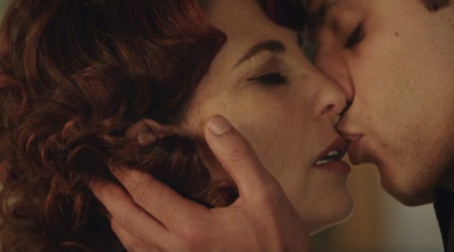 Da sinistra: Vanessa Gravina (Adelaide Di Sant'Erasmo) e Pietro Masotti (Marcello Barbieri) in una scena della puntata 78 de 