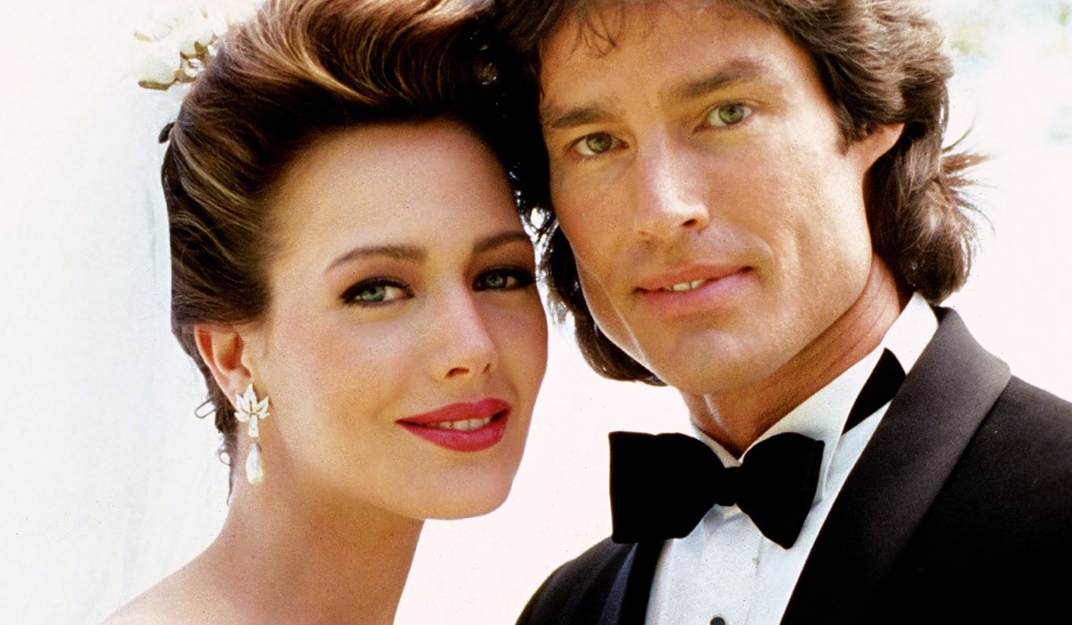 Taylor Hayes (Hunter Tylo) and Ridge Forrester (Ronn Moss) In 