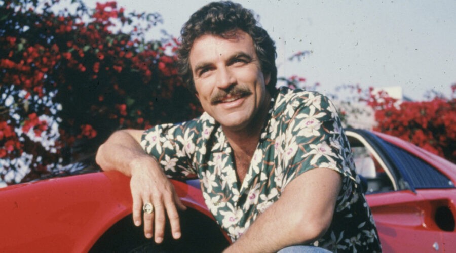 Tom Selleck In Magnum Pi Credits Spike