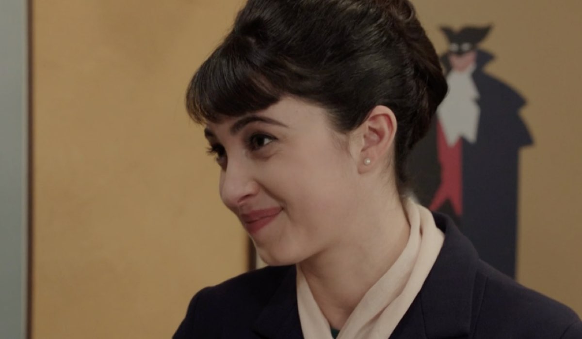Clara Danese (Elvira Gallo) in una scena della puntata 135 de 