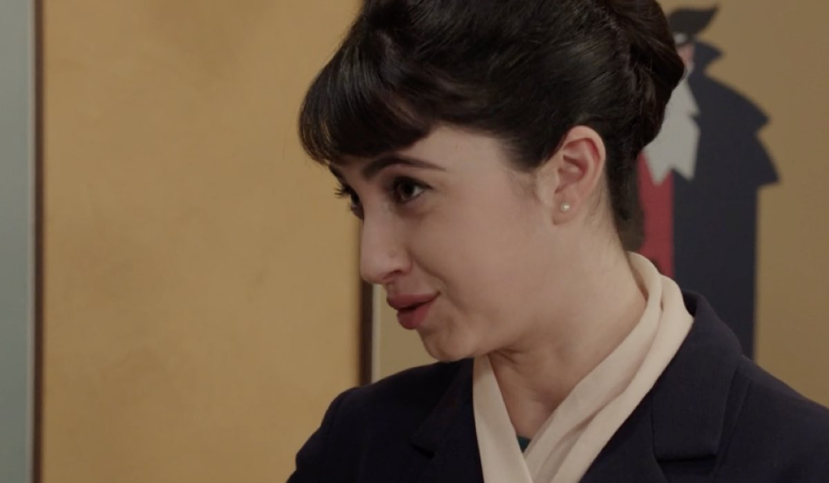 Clara Danese (Elvira Gallo) in una scena della puntata 135 de 