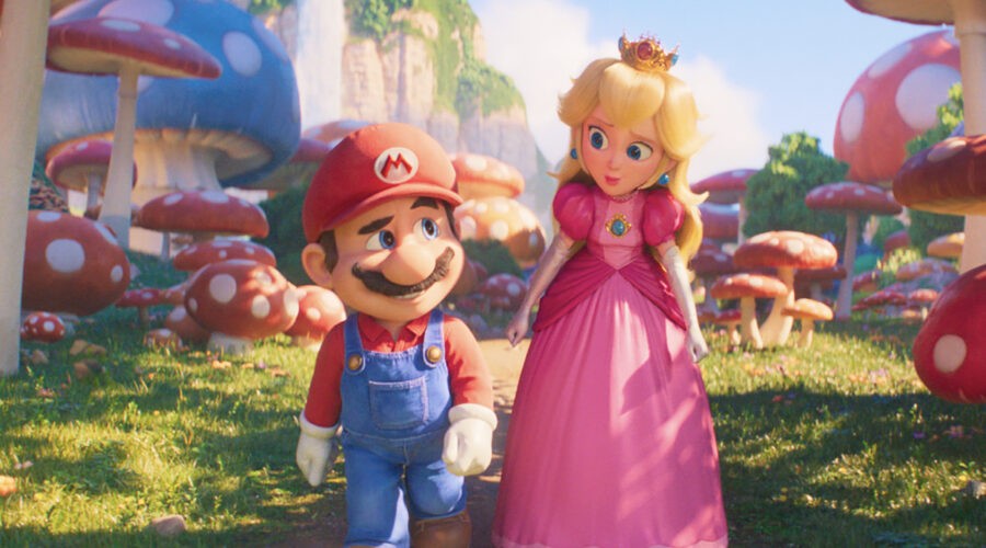 Mario E La Principessa Peach In Super Mario Il Film Credits Universal Pictures