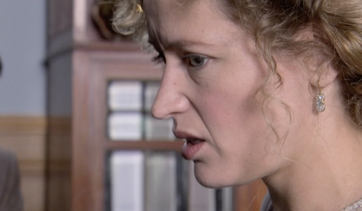 Marta Larralde (Diana Silva Torrealba) in una scena della puntata 64 di 