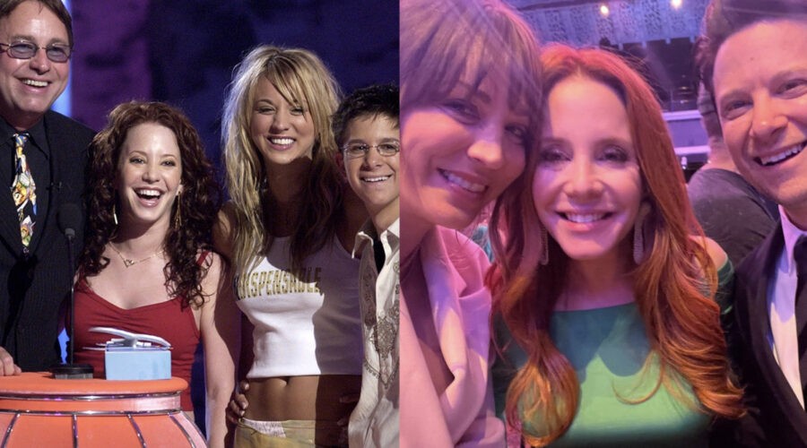 2003 Teen Choice Awards - Show Cast Members Of 8 Simple Rules Present Chocie Tv Drama Credits Getty Ray Mickshaew Wireimage E Kaley Cuoco E Amy Davidson Con Martin Spanjers Via Instagram