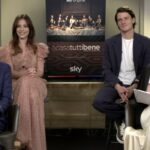 Da sinistra in alto: Laura Adriani, Antonio Folletto, Sveva Mariani ed Euridice Axen intervistati per “A casa tutti bene - Seconda stagione”. Credits: Tvserial.it.