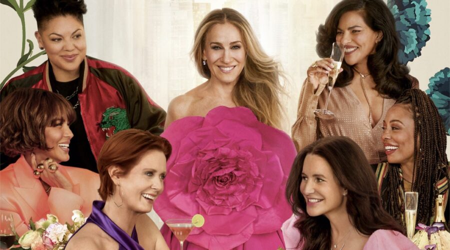 “And Just Like That”, un particolare della key art della seconda stagione. Credits: Sky.