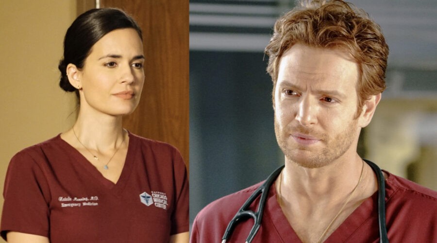 Da Sinistra Torrey Devitto As Natalie Manning E Nick Gehlfuss As Dr. Will Halstead Credits Mediaset